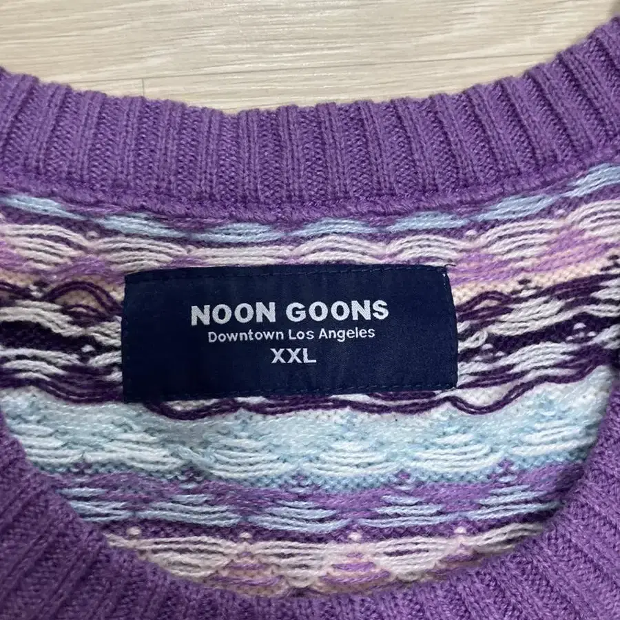 noon goons 눈군즈 킹스턴 니트베스트 XXL