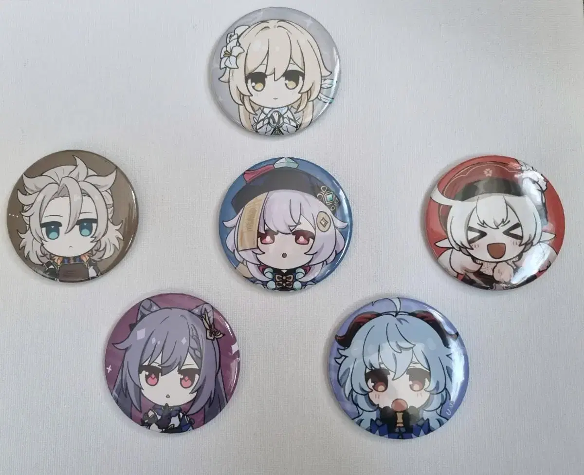 Genshin Impact Unofficial Canbadge Lemine Albedo Chichi Gakchung Gamu Klee