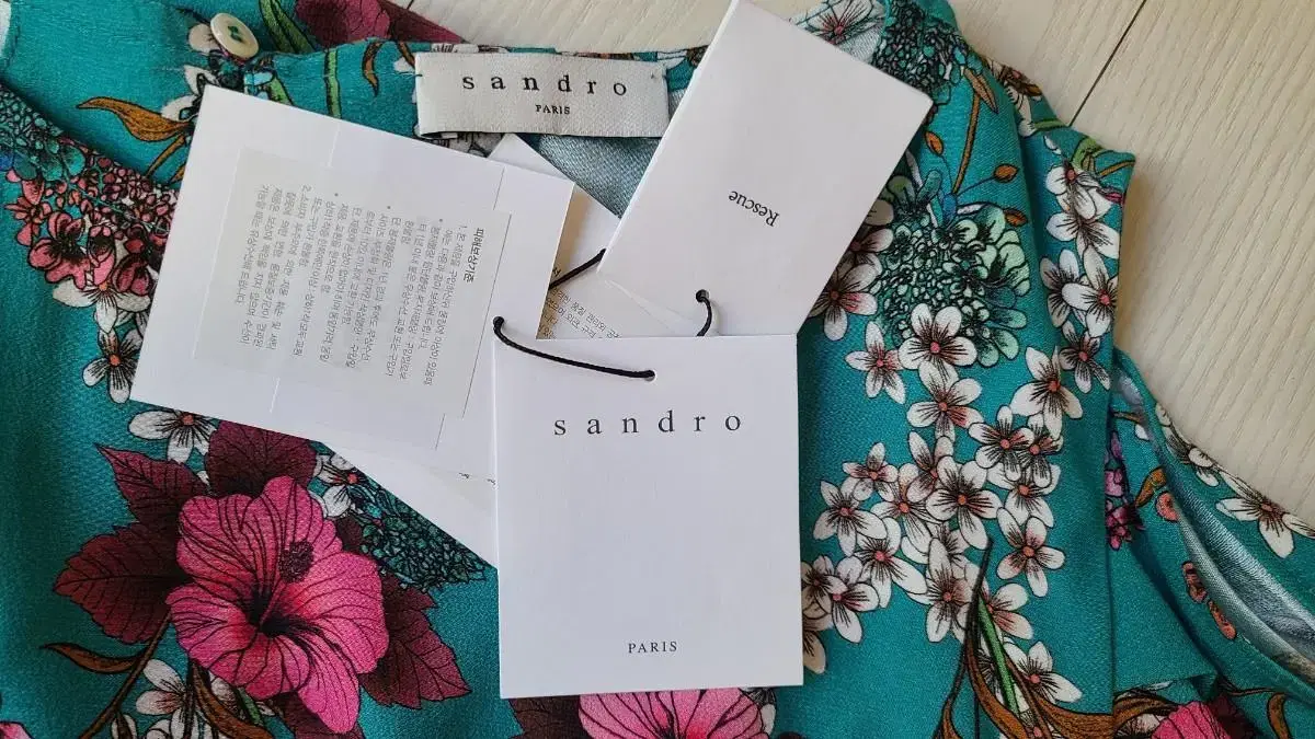 Sandro silk floral blouse