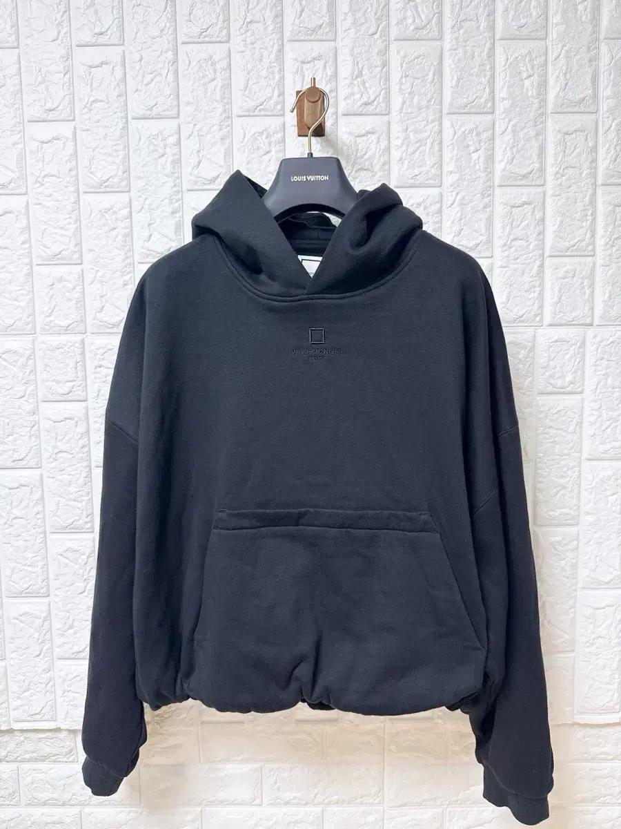 (New) 23FW Black Overfit String Hoodie(48