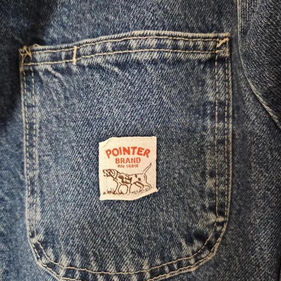 90's Pointer 데님 자켓 made in USA, 105~