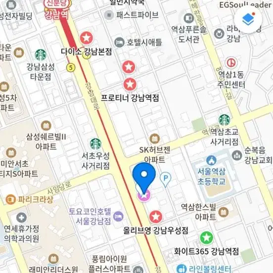 강남역 도보4분 월 주차권