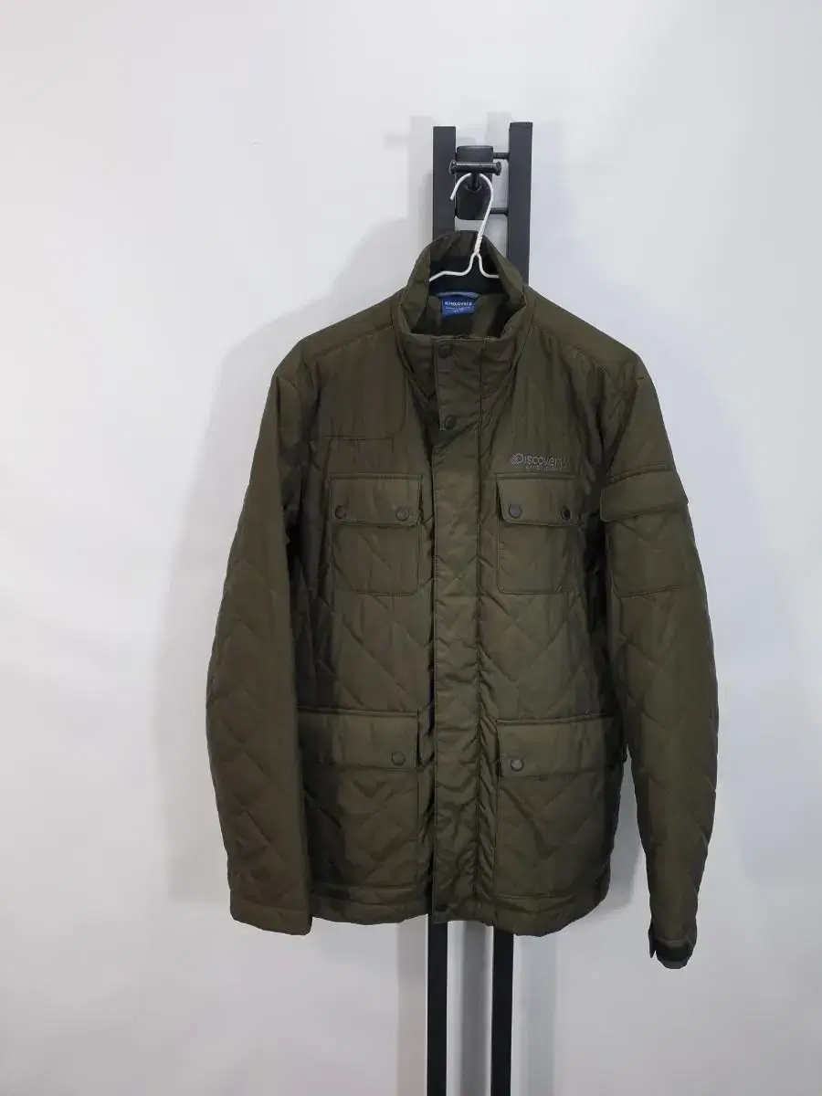 Discovery Quilted Jacket Khaki 100% Cotton