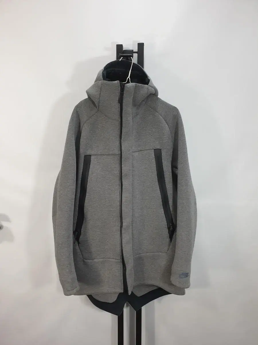 Nike Techpack Parka 3mm Hooded Zip-up Jumper Charcoal XL