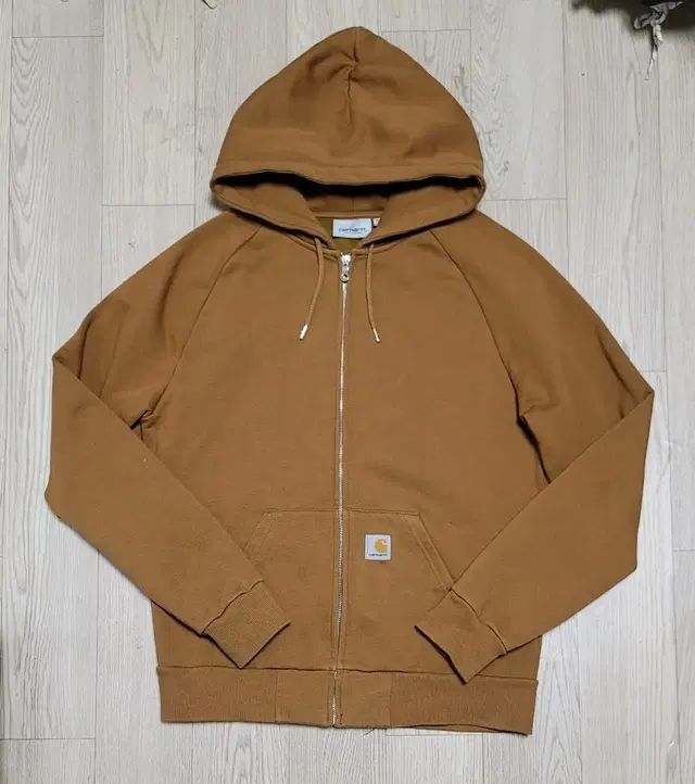 정품 일본 칼하트 Hooded Souare label 후드집업 M