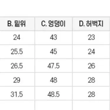 화이트 흰색 청바지 스판 m사이즈