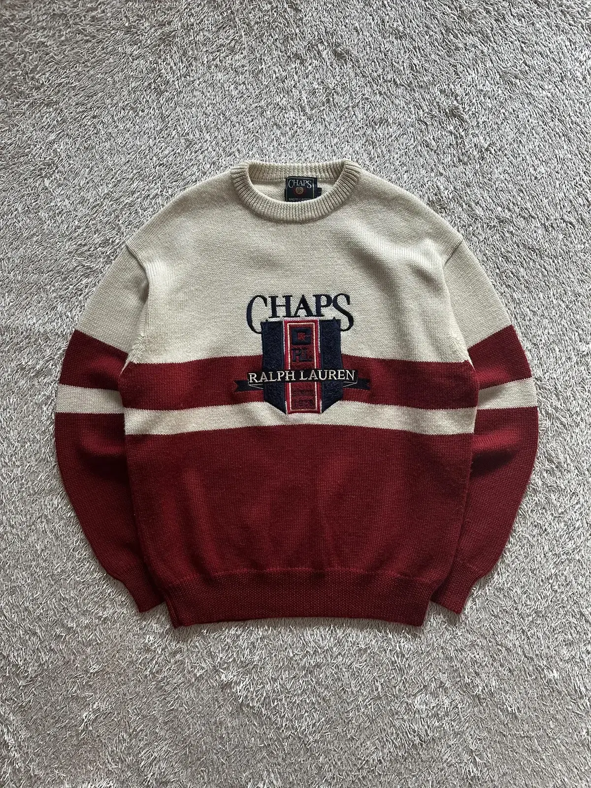 [L] CHAPS Ralph Lauren CHAPS Crastrogo wool knit