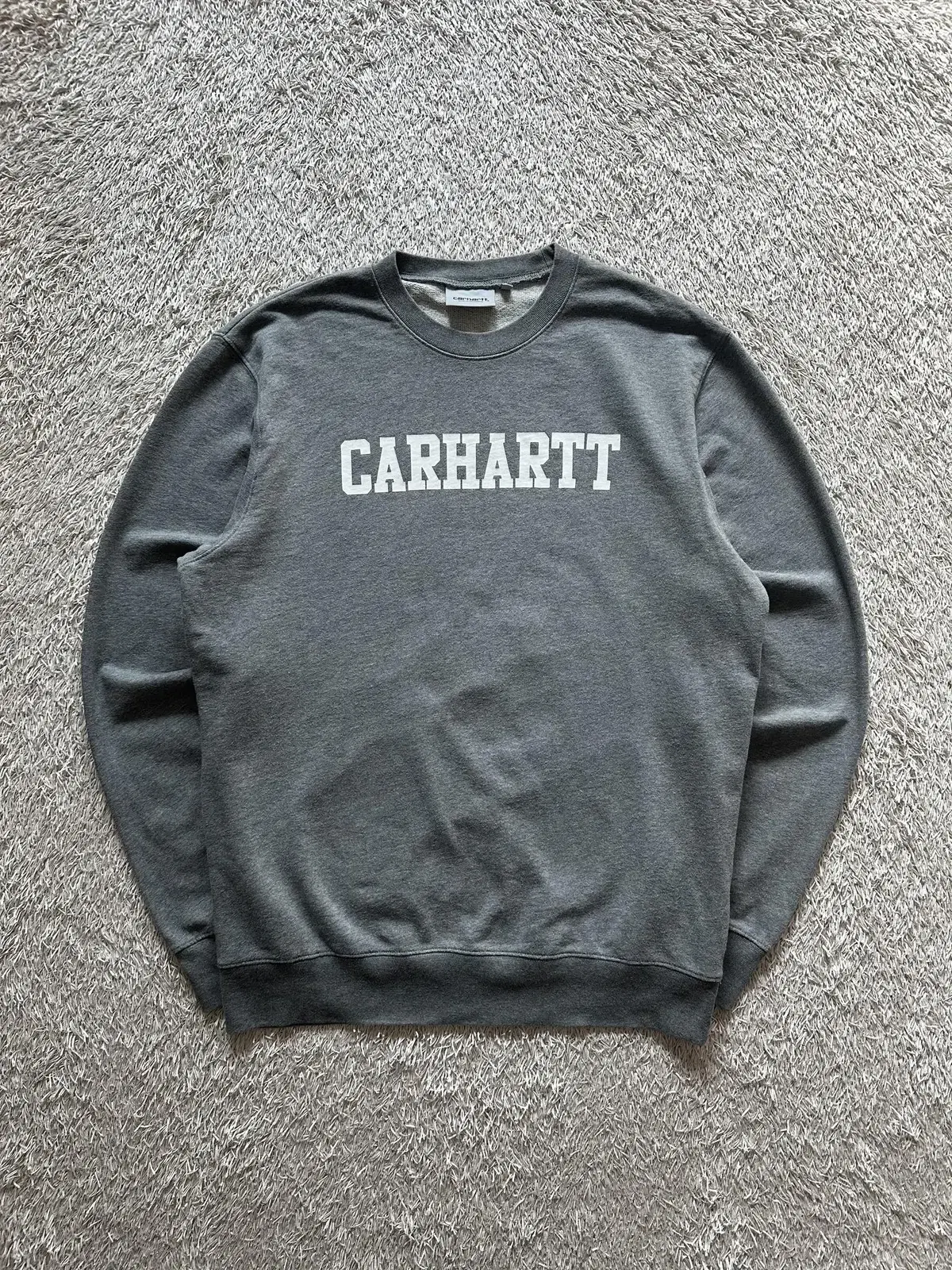 [L] 칼하트 윕 CARHARTT WIP 유니버시티 맨투맨 그레이