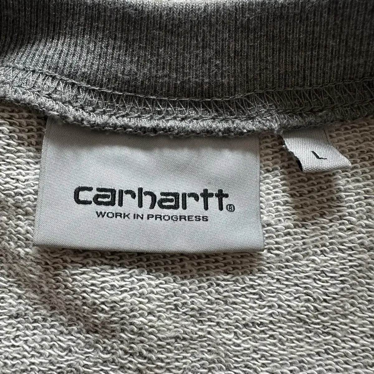 [L] 칼하트 윕 CARHARTT WIP 유니버시티 맨투맨 그레이