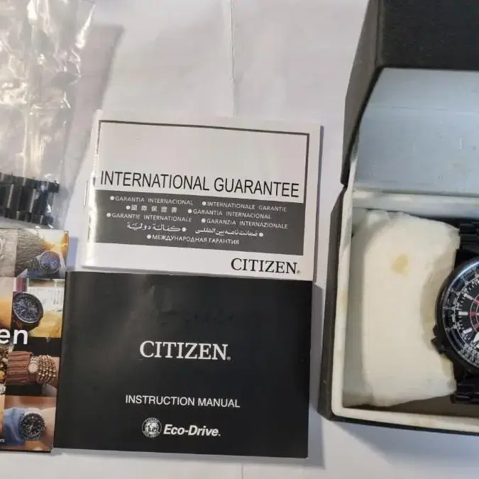 [CITIZEN] 시티즌 프로마스터 나이트호크 파일럿 시계 블랙아웃