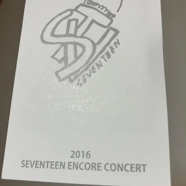 세븐틴 호시 2016앙콘 포카