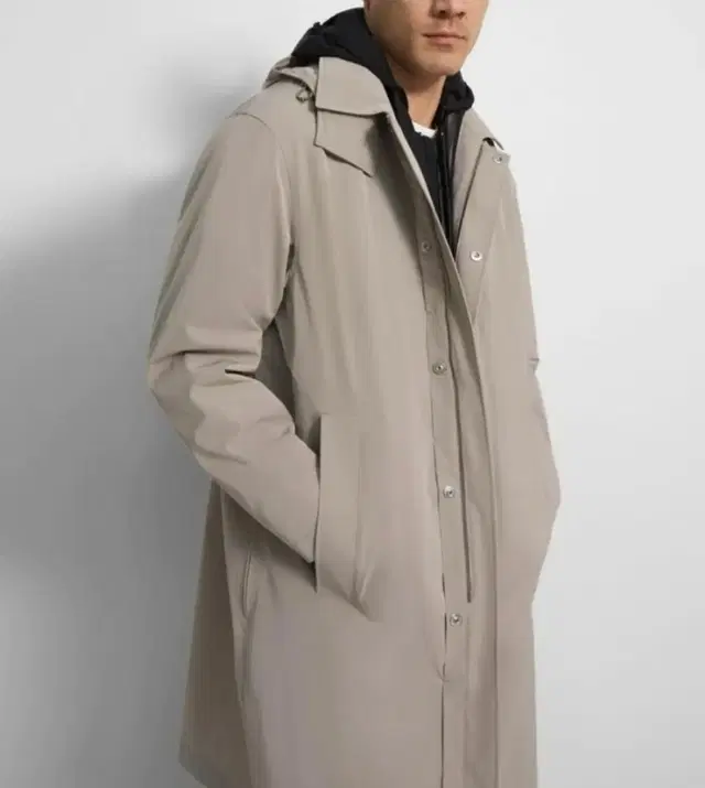 띠어리 트렌치코트 foundation tech division coat