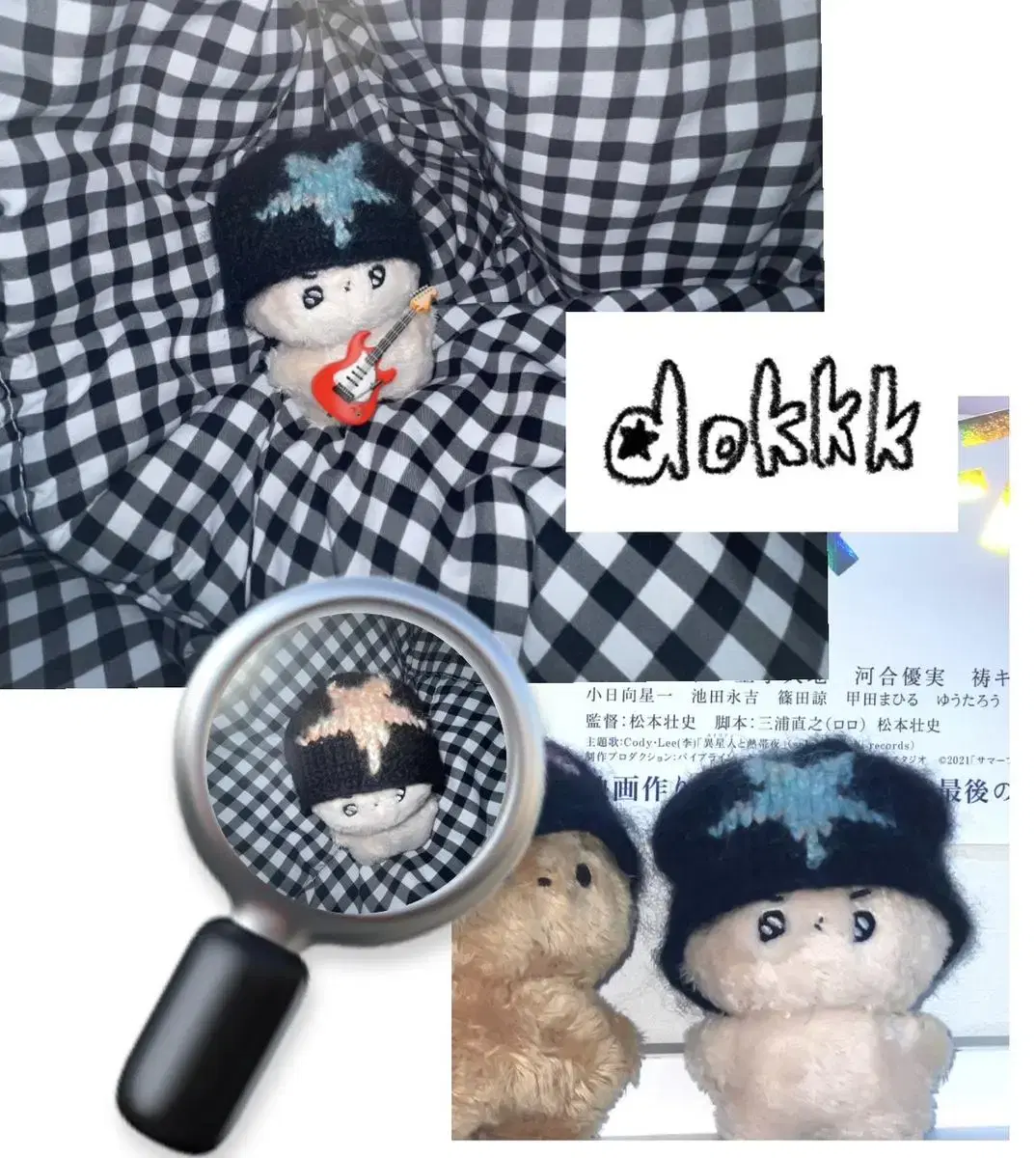 Rockstar 10cm Doll Clothes Knitting Clothes Hat