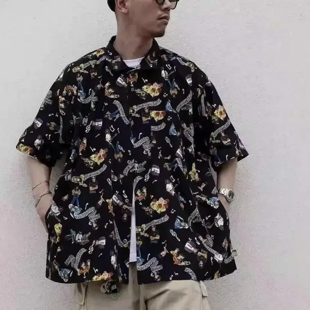 (XLARGE) 빔즈 SSZ ANSWER SHIRTS 블랙