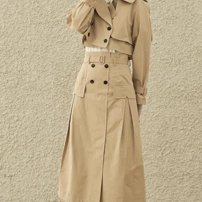 플로움 Berlin Trench Skirt 베이지 xs