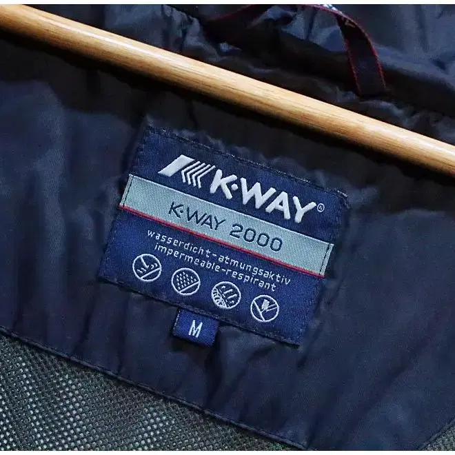 [M] K-WAY 까웨 2000 빈티지 바람막이 자켓