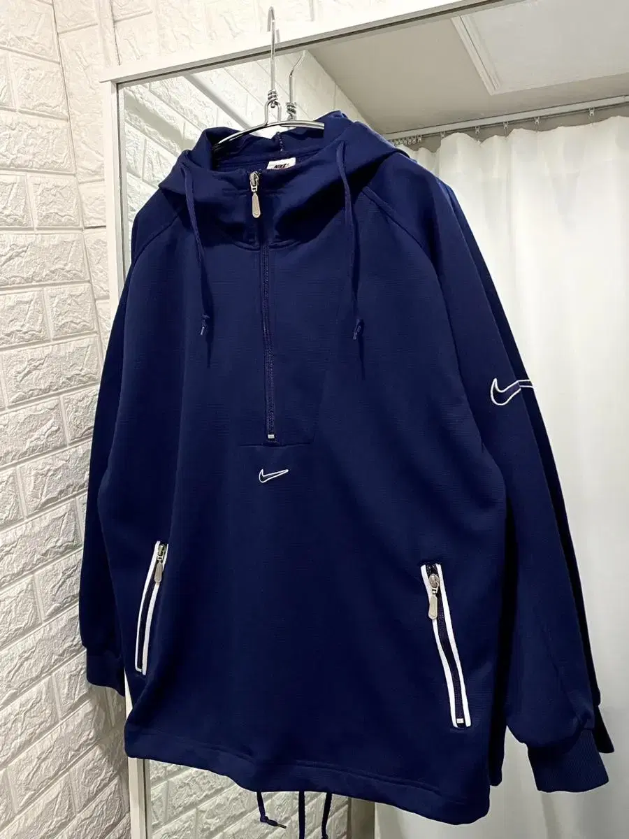 90s Nike Hooded Anorak Jersey