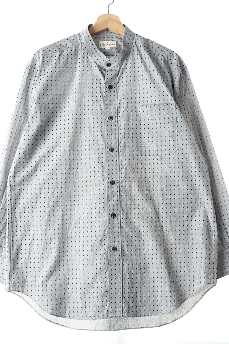 (XL) Trussardi Shirt Southern Squares Cotton Old School-B928