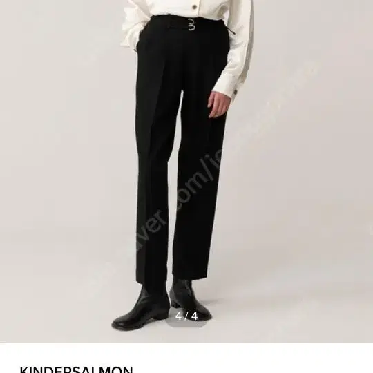 킨더살몬 르네 팬츠 kindersalmon Rene Pants Black