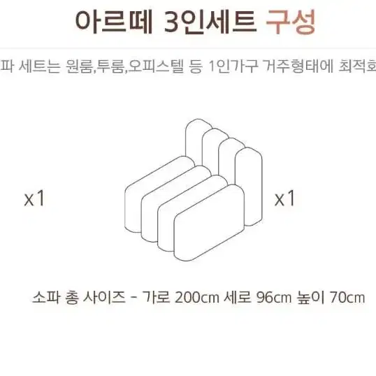 아르떼가구 유럽산 쇼파 3세트~8세트