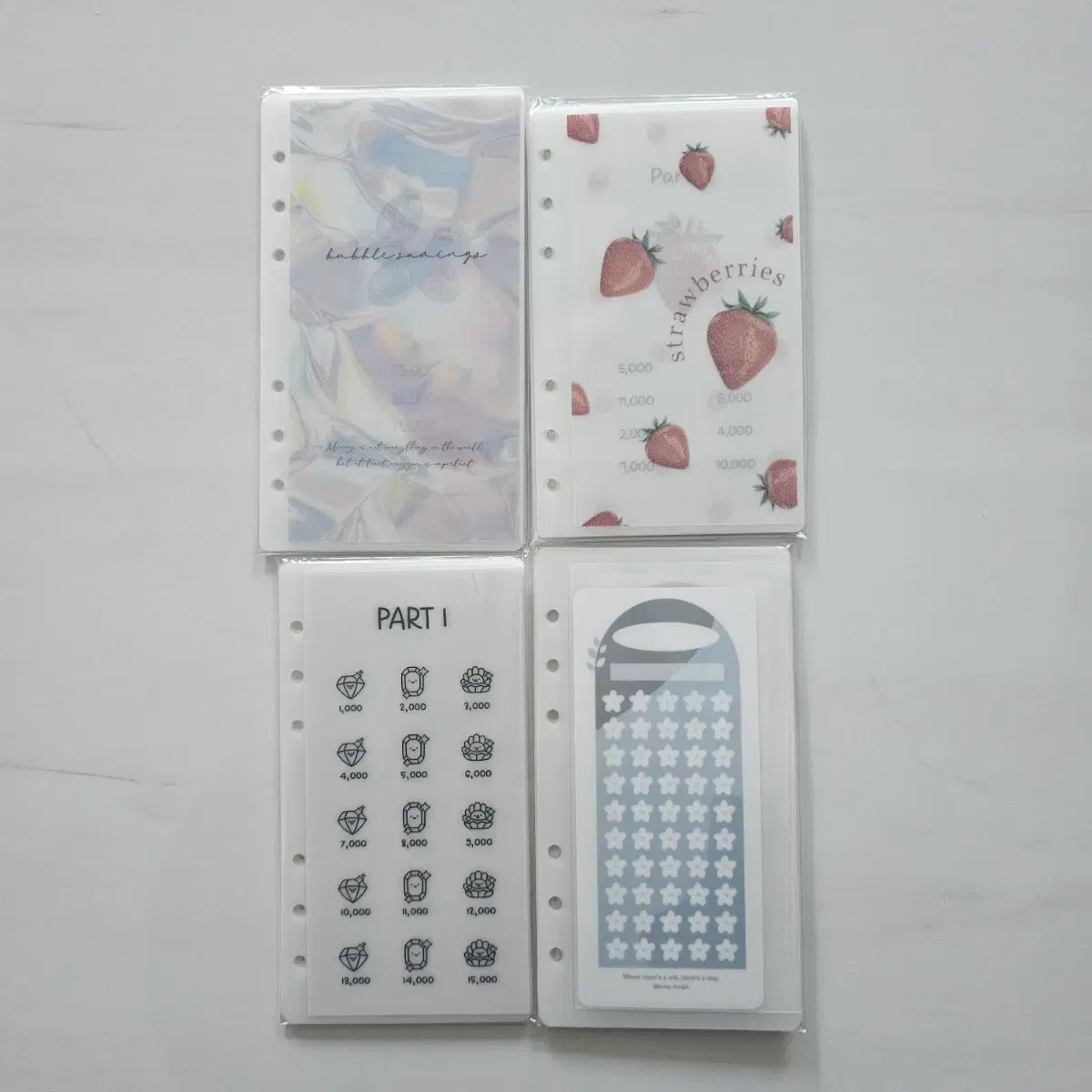 현금챌린지 속지 SET