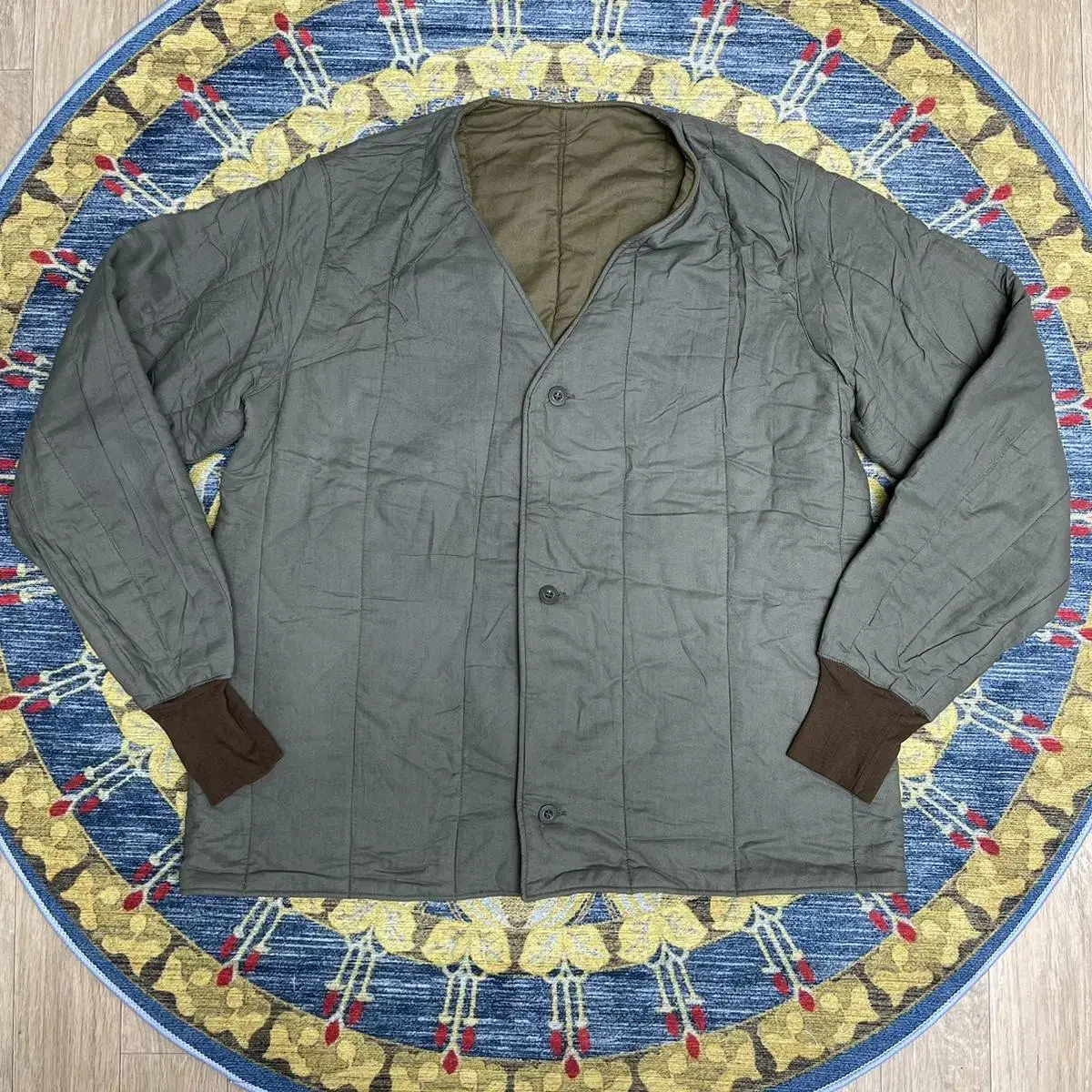 60s Czech Army M60 Liner Jacket, Quilted Jacket