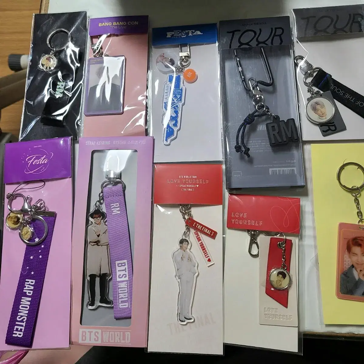 BTS bangtan Namjoon rm keyring 12 in bulk