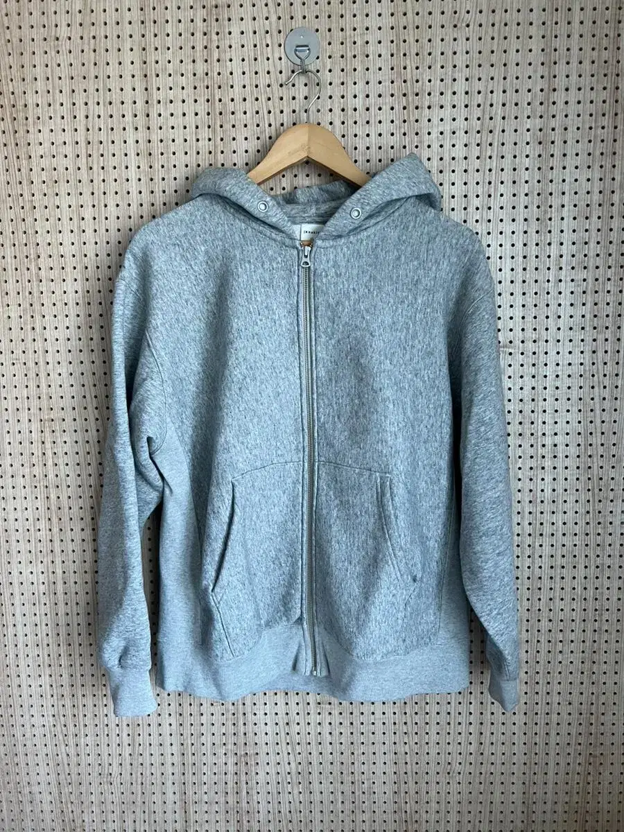 khakis full zip pocket hoodie