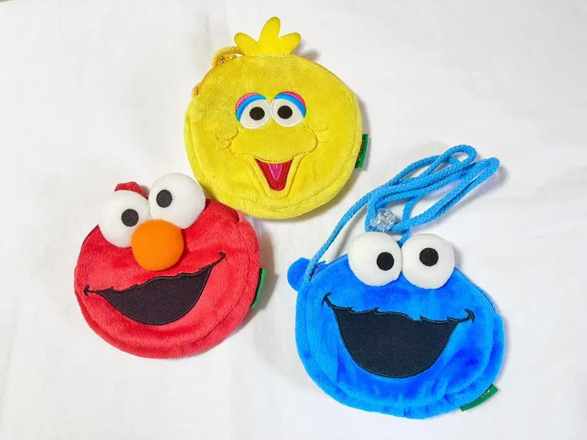 Sesame Street L.O.L. Surprise! Cookie Monster Big Bird Necklace Coin Purse Pouch