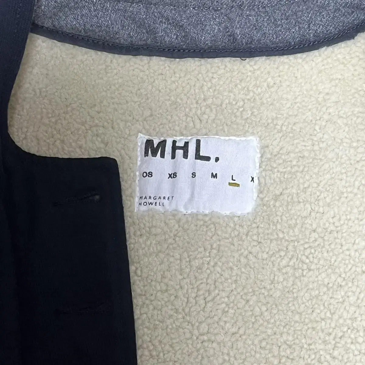 MHL 마가렛호웰 양털조끼 새상품