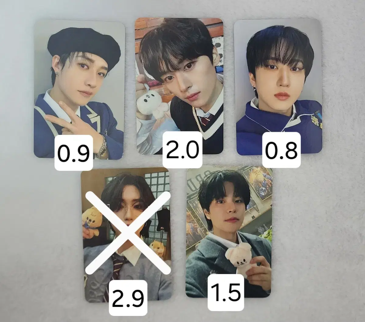 Straykids skz fanmeeting Magic School Chukon Stayzone photocard WTS