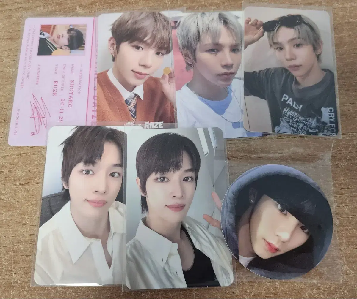 Price reduction)NCT riize pop up md Valentine shotaro sungchan photocard WTS