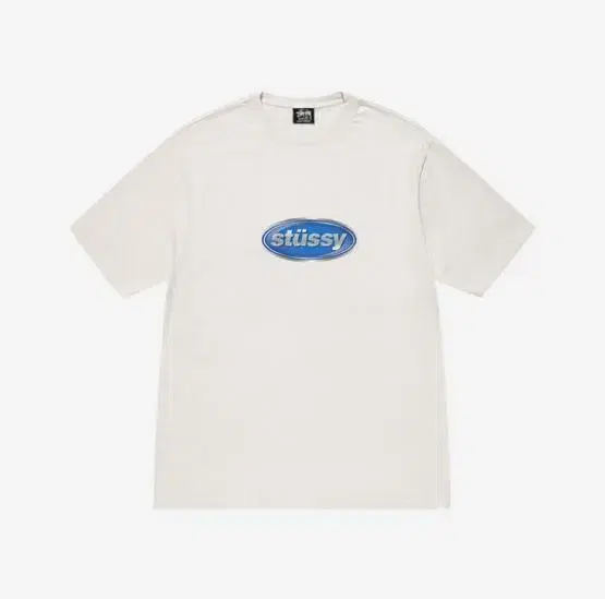 Stussy Emblem Tee Pigmented Dyed Natural M