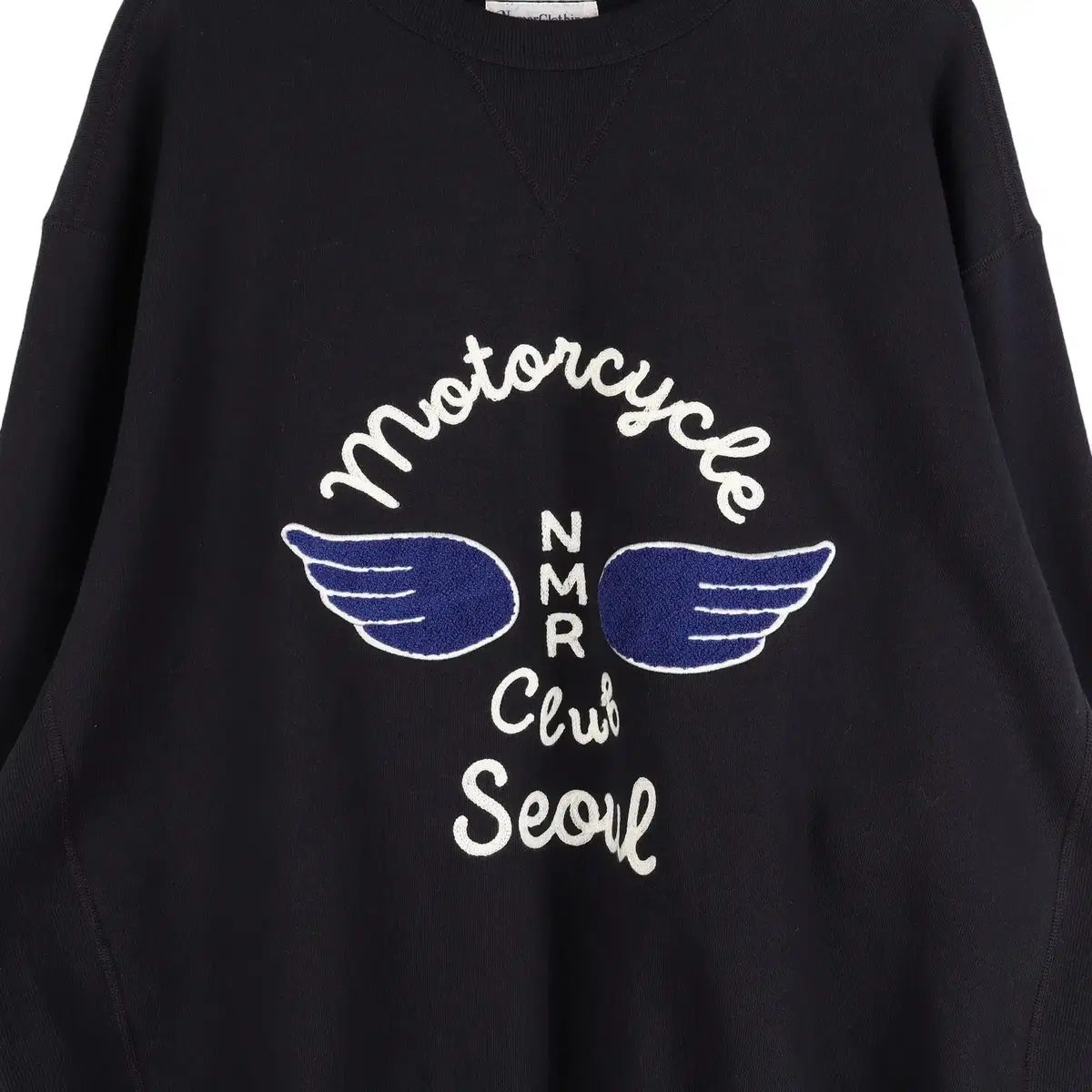 네이머클로딩(NAMERCLOTHING) 네이비 모터사이클 맨투맨 / L