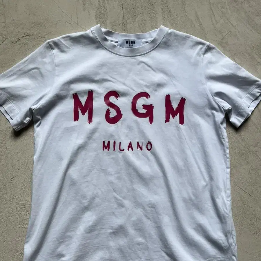 M) 여자 msgm 스펠아웃 티셔츠