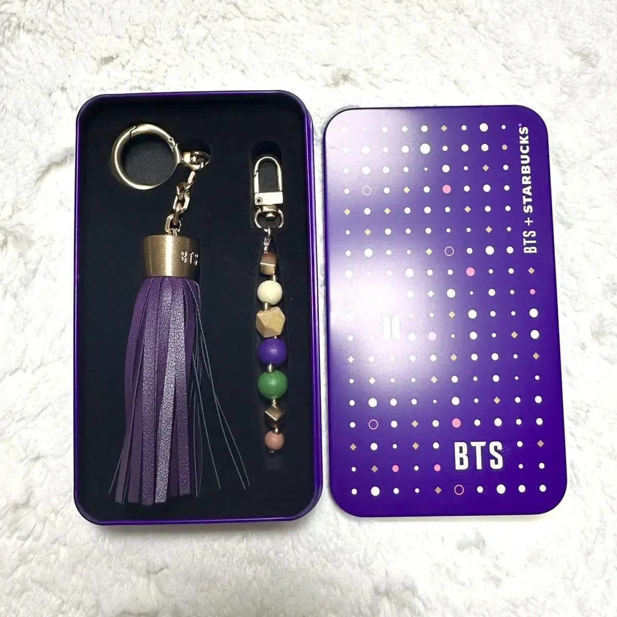 BTS Starbucks Tassel Keyring