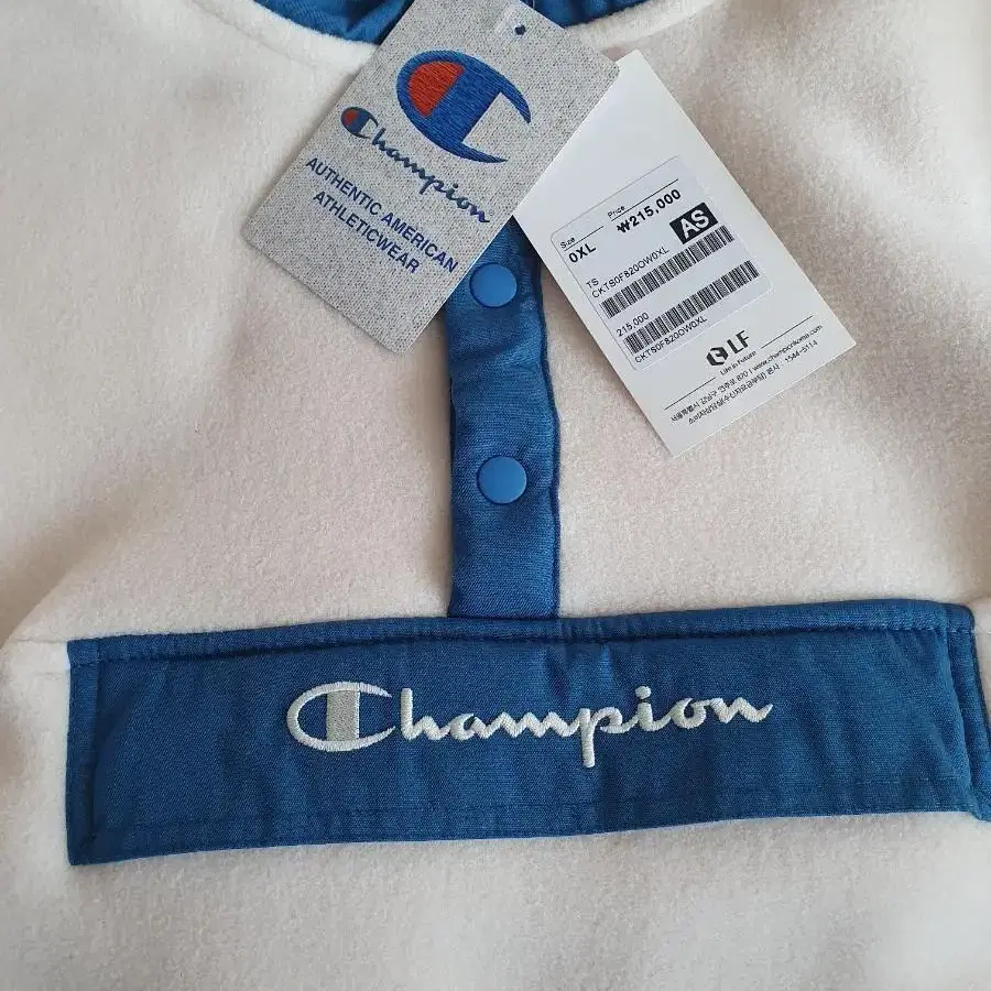 챔피온 Champion로고 반집업 기모 자켓 [L~XL] 새제품