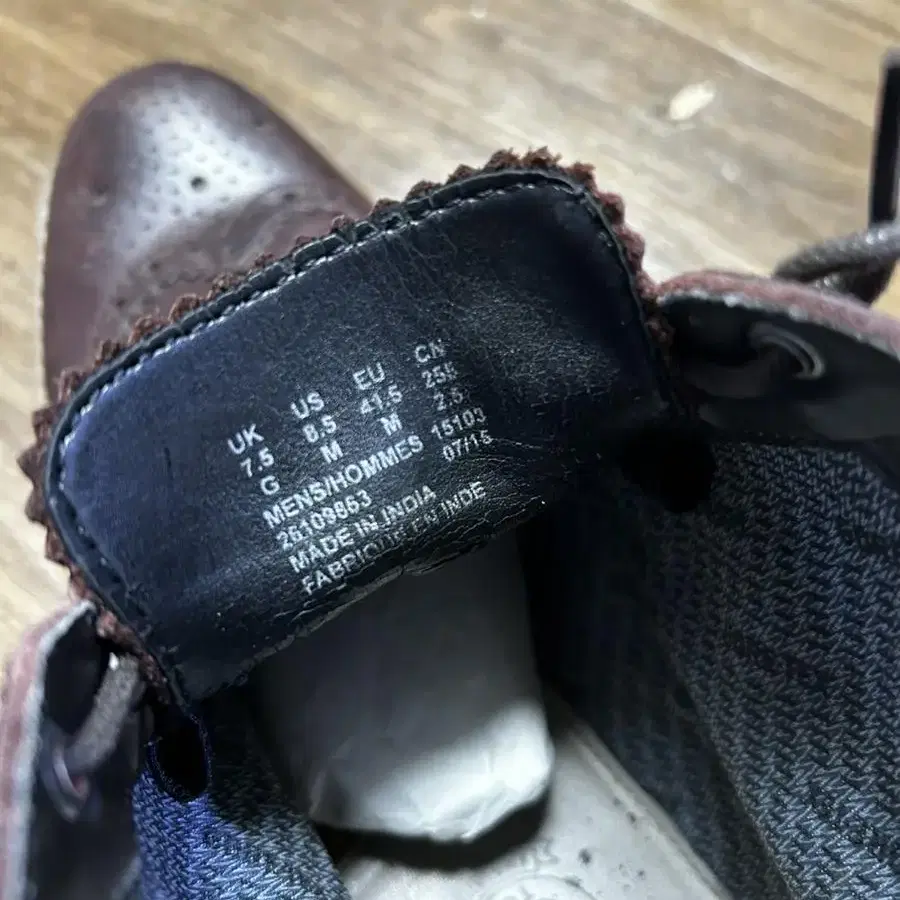 클락스(CLARKS) ENGLAND 남성 고어텍스 앵클 부츠 판매합니다.