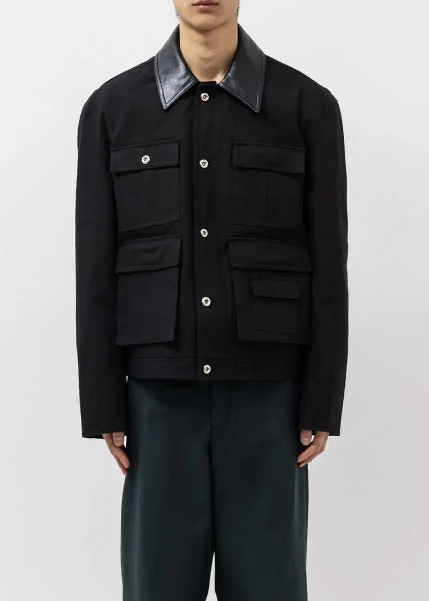 타일레 CRAFT COTTN CHORE JACKET (BLACK