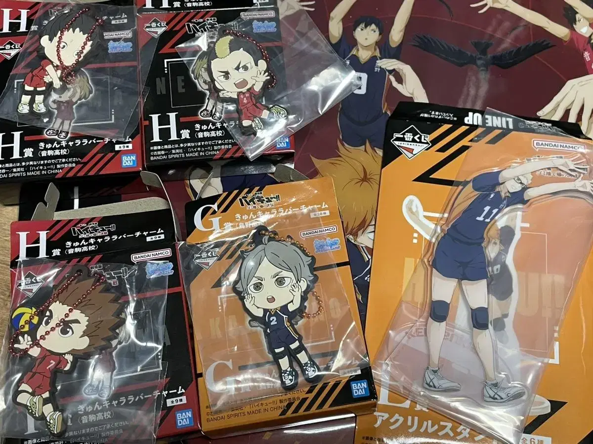 Haikyuu Garbage Dump Showdown Kuji Ichibankuji First Lottery Tsuki Shimasuma Acrylic Suga Keyring