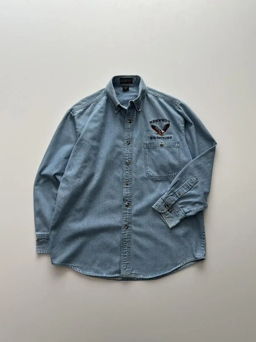 100 or so vintage LA LOVING denim shirts