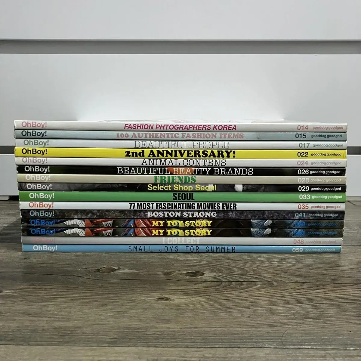 Several copies of Oh Boy! magazine