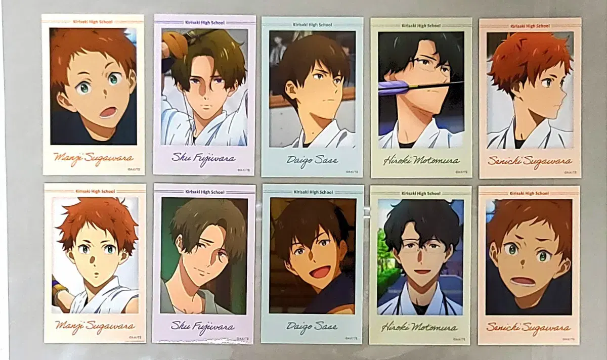 [10 chapters in bulk] Tsurune Kirisaki High School Photo Style sticker shu