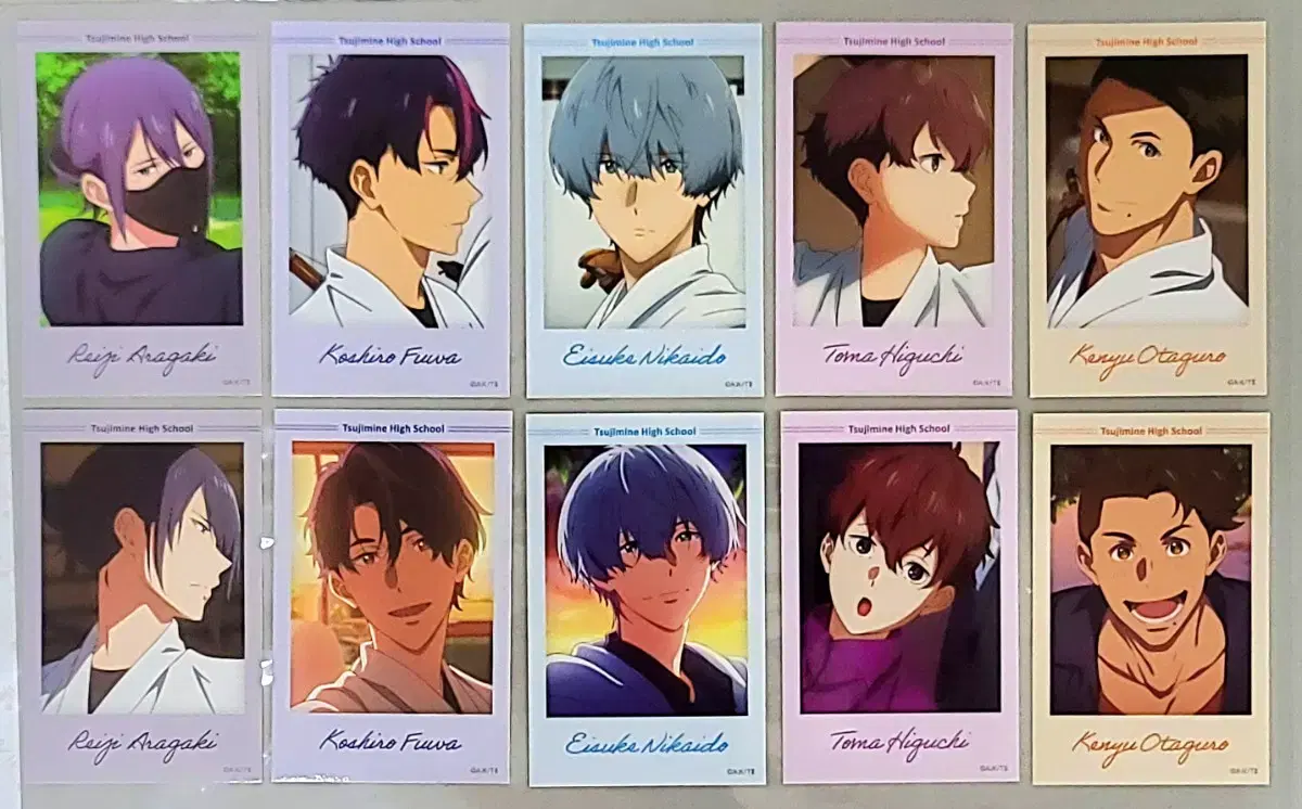 [10 chapters in bulk] Tsurune Tsujimine High School Photo Style sticker Eisuke Nikaido