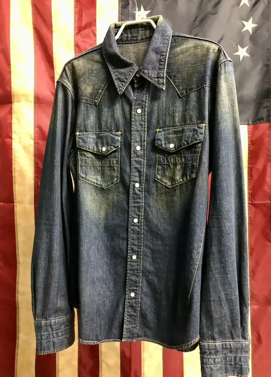 Miyashita Number Nine Western Denim Shirt