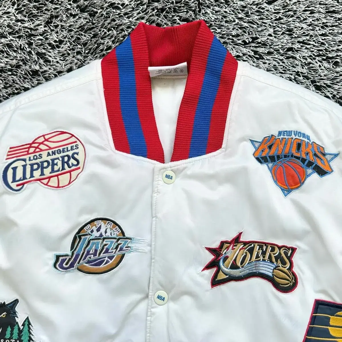 유니크스포츠 1990s NBA 올스타 패치 바시티 점퍼