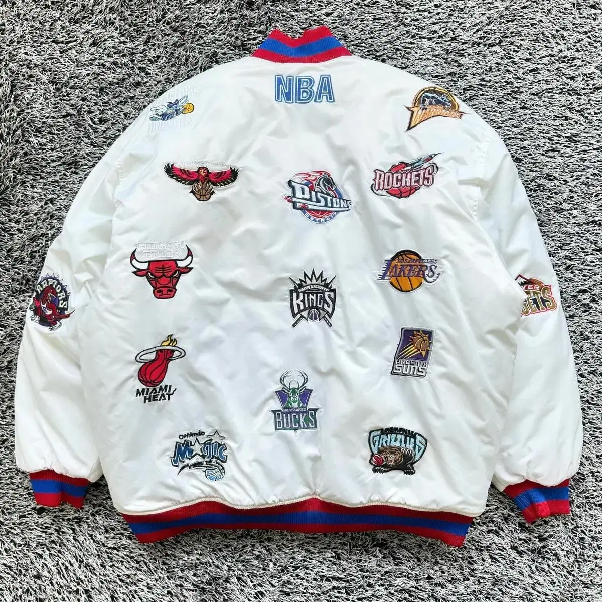 유니크스포츠 1990s NBA 올스타 패치 바시티 점퍼