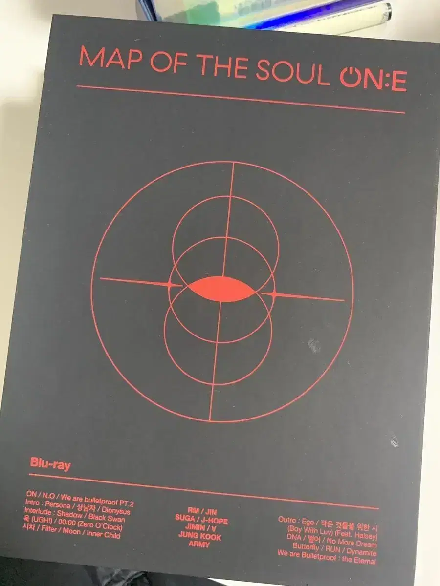 방탄 맵솔온콘 블레 bts  Blu-ray map of the soul