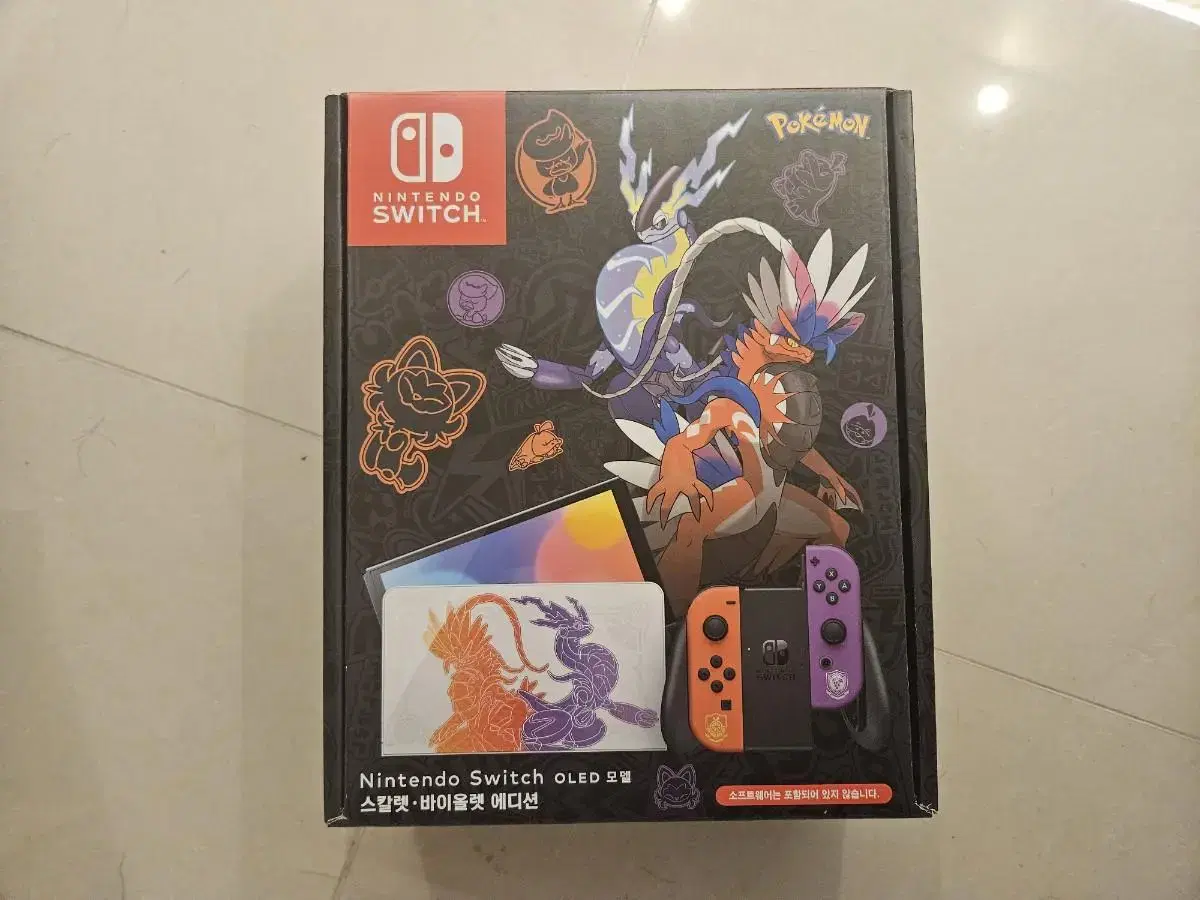 Nintendo Switch OLED Scarlet Violet Simply Unsealed