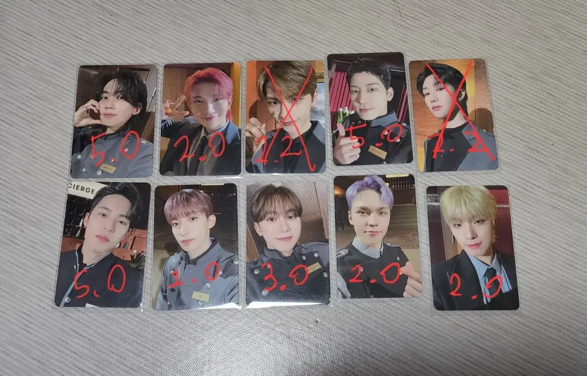 Seventeen Incheon carrot zone photocard wts jeonghan jun wonwoo the8 mingyu dk Seungkwan